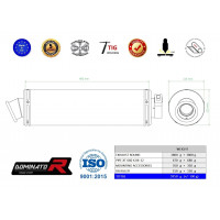 Dominator - XT 660 X kipufogó ROUND 2004 - 2015