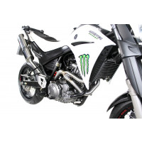 Yamaha XT 660 X 2004 - 2016 side manifold 2 in 1 Dominator kipufogó OV + dB killer medium