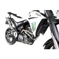 Yamaha XT 660 X 2004 - 2016 side manifold 2 in 1 Dominator kipufogó GP1 + dB killer medium