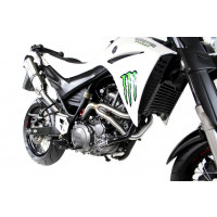 Yamaha XT 660 X 2004 - 2016 side manifold 2 in 1 Dominator kipufogó HP1 + dB killer medium
