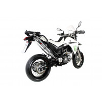 Yamaha XT 660 X 2004 - 2016 side manifold 2 in 1 Dominator kipufogó ST + dB killer medium