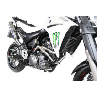 Yamaha XT 660 X 2004 - 2016 side manifold 2 in 1 Dominator kipufogó ST + dB killer medium