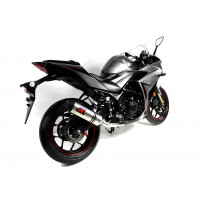 Yamaha YZF R3 2015 - 2018 Dominator teljes kipufogó rendszer Collector Silencer HP3 + dB killer medium
