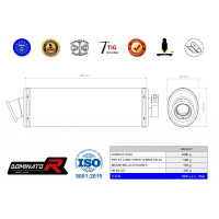 Dominator - XT 1200Z Super Tenere kipufogó OVAL 2010 - 2016