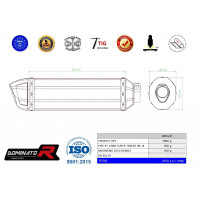 Dominator - XT 1200Z Super Tenere kipufogó HP1 2010 - 2016