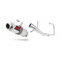 Yamaha YBR 125 2009 - 2018 Dominator teljes kipufogó rendszer Collector Silencer GP1 + dB killer medium