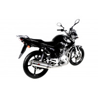 Dominator - YBR 125 Exhaust FULL SYSTEM Silencer ROUND 2009 - 2018