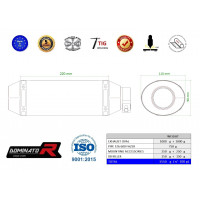 Dominator - YAMAHA FZ6 FAZER S2 kipufogó OV G2 2006 - 2010