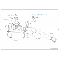 Yamaha FZ6 FAZER 600 S2 2006 - 2010 Dominator kipufogó OV G2 + dB killer medium