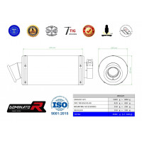 Dominator - TRX 850 kipufogó GP 1 1995 - 2000