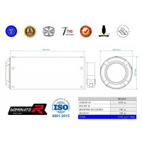 MT-10 RN45 E-jeles Dominator kipufogó GP 2016 - 2020