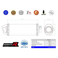 Dominator - YZF 450 kipufogó MX2 2003 - 2005