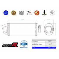 Dominator - XSR 900 kipufogó HP3 2016 - 2021