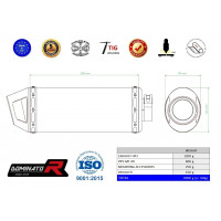Dominator - MT-09 kipufogó HP3 2017 - 2020