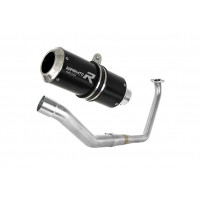 Dominator - YAMAHA MT 125 Exhaust FULL SYSTEM Silencer GP BLACK 2020