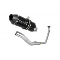 Yamaha MT 125 2020 Dominator teljes kipufogó rendszer Collector Silencer HP3 BLACK + dB killer medium