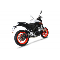 Dominator - YAMAHA MT 125 Exhaust FULL SYSTEM Silencer HP3 BLACK 2020