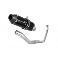 Yamaha YZF R125 2019 - 2020 Dominator teljes kipufogó rendszer Collector Silencer HP3 BLACK + dB killer medium