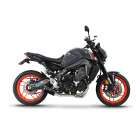 Yamaha MT 09 2021 - 2023 Low Level Dominator teljes kipufogó rendszer Collector Silencer HP3 BLACK + dB killer medium