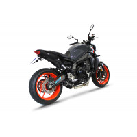 Yamaha MT 09 2021 - 2023 Low Level EX Dominator teljes kipufogó rendszer Collector Silencer HP3 BLACK + dB killer medium