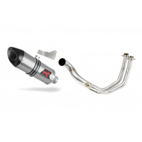 Dominator - Yamaha MT 07 2021 - 2023 Teljes kipufogó rendszer, összekötőcső + kipufogó HP8 + dB killer