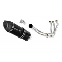 Yamaha MT 09 TRACER 900 2015 - 2020 Dominator teljes kipufogó rendszer Collector Silencer HP5 BLACK + dB killer medium