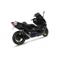Yamaha T-MAX 500 2008 - 2011 Dominator teljes kipufogó rendszer Collector Silencer GP1 BLACK + dB killer medium