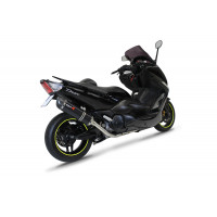 Yamaha T-MAX 500 2008 - 2011 Dominator teljes kipufogó rendszer Collector Silencer HP1 BLACK + dB killer medium