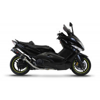 Yamaha T-MAX 500 2008 - 2011 Dominator teljes kipufogó rendszer Collector Silencer HP1 BLACK + dB killer medium
