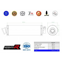 Dominator - Yamaha T-MAX 500 2008 - 2011 Teljes kipufogó rendszer ST