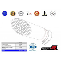 Dominator - Yamaha Tracer 9 / GT 2021 - 2022 Teljes kipufogó rendszer GP3 EX