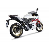 Yamaha YZF-R3 2019 - 2024 Dominator kipufogó HP8 BLACK + dB killer medium