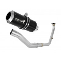 Yamaha YZF R125 2021 - 2024 Dominator teljes kipufogó rendszer Collector Silencer GP BLACK + dB killer medium