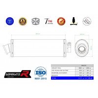 Dominator - Pegaso 650 Strada kipufogó OVAL 2007 - 2010