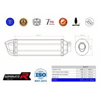 Dominator - Pegaso 650 Strada kipufogó HP1 2005 - 2006