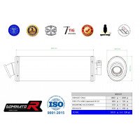 Dominator - ETV 1000 Caponord kipufogó OVAL 2005 - 2007