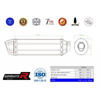 Dominator - ETV 1000 Caponord kipufogó HP1 2005 - 2007