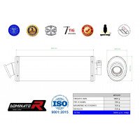 Dominator - R1100RS kipufogó OVAL