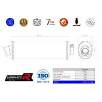 Dominator - R1150R kipufogó OVAL