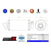 Dominator - R1150GS kipufogó GP 1