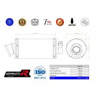 Dominator - K1200GT kipufogó GP 1 2006 - 2008