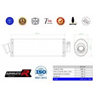 Dominator - BMW R1250R 2019 - 2020 kipufogó OV