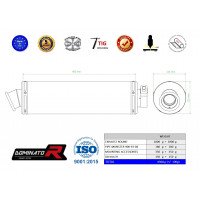 Dominator - MONSTER 900 kipufogó ROUND 1993 - 2004