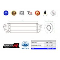 Dominator - MONSTER 1000 kipufogó HP1 2003 - 2005
