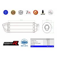 Dominator - Monster 821 kipufogó HP1 2018 - 2021