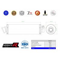 Dominator - CBF 600 kipufogó ROUND 2004 - 2007