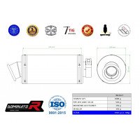 Dominator - VFR 1200 F kipufogó GP 1 2010 - 2018