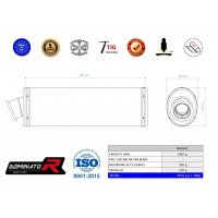 Dominator - CBR 900 RR FIREBLADE SC33 kipufogó OVAL 1996 - 1999