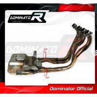 Dominator - CB 1000 R Exhaust Cat Eliminator DECAT 2018 - 2020