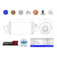 Dominator - CB 1000 R kipufogó GP 1 2018 - 2019